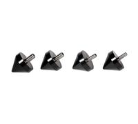 Flaroey Lot de 4 piques de pied pour haut-parleur M8 - Pour isolation des ongles