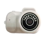 Flaroey Mini Appareil Photo Numérique 1080P 2MP 100 Minutes D'Autonomie de Batterie Petite Caméra Vidéo avec Écran Couleur Dragonne pour Adolescents Enfants, A