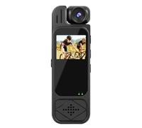Flaroey Mini caméra HD 1080p - Enregistreur vidéo numérique portable avec vision nocturne infrarouge - Caméscope DV compact - B