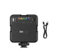 Flaroey Mini Lampes Vidéo RVB pour Photographie, Éclairage pour Selfie, Mini Lumière de Remplissage pour Appareil Photo, Studio Photo, Électronique Grand Public