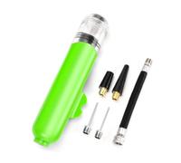 Flaroey Mini Pompe à Ballon Bidirectionnelle, Jouet de Football, de Basket-Ball, de -Ball, Anneau de Natation, Gilet de Sauvetage, Pompe Portable Gonflable, Vert