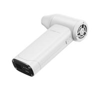 Flaroey Mini Turbo Violent Fan X3 130000RPM Jet Blower Turbofan Tool Moteur sans Balais Ventilateur pour Le Nettoyage Extérieur Domestique Blanc