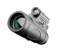 Flaroey Monoculaire 12 x 50 prisme BAK4 portable HD monoculaire double mise au point Télescope éclairé pour observation des oiseaux randonnée monoculaire