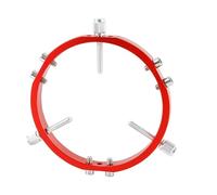 Flaroey Monture de Pointeur D'Astrophotographie Star Finder 3 Points avec Bagues de Verrouillage pour Monture de Télescope Finder Pointer 120 mm Rouge