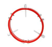 Flaroey Monture Star Finder 3 Points pour Astrophotographie avec Bagues de Verrouillage pour Pointeur de de Télescope 130mm Rouge