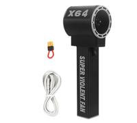 Flaroey Nouveau Sèche-Cheveux Portatif de Qualité Industrielle à Turbine à Vent Violent de 64 mm pour Lave-Auto 1400 G