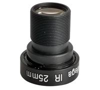 Flaroey Objectif de Caméra CCTV HD 5MP à Longue Focale 25 mm 5 Mégapixels pour Caméra de Sécurité IP Analogique AHD