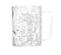 Flaroey Organisateur de Salle de Bain Tasse de avec Motif de Glacier avec Poignée Tasse de Brosse à Dents de Salle de Bain Résistante à l'usure A 1 PCS