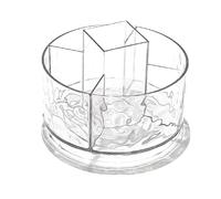 Flaroey Organiseur de pinceaux de maquillage, rotatif 360, 5 emplacements pour pinceaux de maquillage, facile installer B