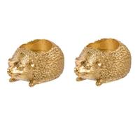 Flaroey Ornements de Chandelier de Hérisson à, Plateau de Bougie en Résine D'Aromathérapie, Décoration de Maison en Or