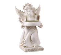 Flaroey Ornements rétro en forme d'ange en résine, mobilier de table pour la maison, décoration romantique à la lumière des chandelles