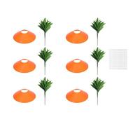 Flaroey Panneau de Cour de Pâques 3D Carotte Panneau de Cour Extérieur Imperméable et Résistant à la Pluie Décoration de Cour Facile à Utiliser A