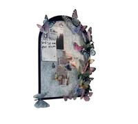 Flaroey Panneau Photo Papillon Mur D'Affichage de Photos Tableau de Collage de Photos Papillon Décor de Bureau à Domicile Anniversaire C