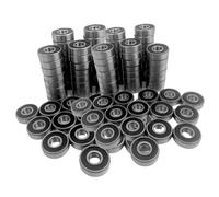 Flaroey Paquet de 100 Roulements de Skateboard à Rouleaux pour Assemblage de Joint de Graisse