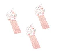 Flaroey Pendentif Carillon à Vent Japonais Couvercle en Verre Cadeau d'anniversaire Décoration de, Cerf