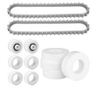 Flaroey Pièces de Nettoyeur de Piscine, Anneau d'escalade 6101611-R4, Piste de Distribution 9985006-R2 et 3884997-R6, Roues de Guidage, Poulies, Kits Combinés D'Engrenages