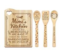 Flaroey Planche à découper en bambou pour planche à découper, planche de cuisine (Mimi)