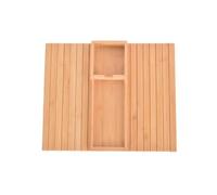 Flaroey Plateau de Bras de Canapé avec Support de Tasse pour Tasse, Télécommande et Téléphone Mobile, Détachable pour Canapé et Table de Bras de Canapé