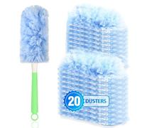 Flaroey Plumeau lectrostatique double face adsorption domestique multifonction Kit d'accessoires C