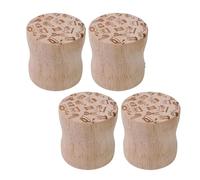 Flaroey Poids de couture ronds en bois pour couture, échantillons, poids de coupe pour couture, pièces de rechange, accessoires A