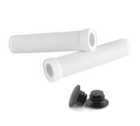 Flaroey Poignées de Vélo 22 mm pour Vélo de Route, Antidérapantes, Absorbant Les Chocs, pour Guidon, Embout de Guidon, Pièce de Vélo, Blanc