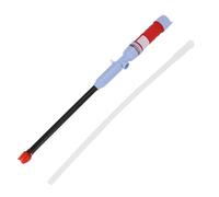 Flaroey Pompes d'aspiration de transfert de gaz pour véhicule automobile - Pompe portable d'extérieur - Pompe à eau - Outils à gaz - Pompe à essence - Rouge
