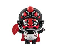 Flaroey Poupée à Changeant Poupée à Changeant de L'Opéra du Sichuan Ornements Culturels Traditionnels Décoration de Bureau Rouge