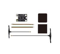 Flaroey Récepteur Double ELRS Gemini RX 2.4Ghz avec Antennes de 150mm et 90mm pour des Performances Améliorées en Course de Drones RC FPV