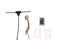 Flaroey Récepteur ELRS 2,4 GHz Nano ExpressLRS Contrôle Longue Portée Haute Performance Faible Latence Compatible avec Les Modules de Drones RC