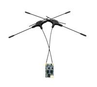 Flaroey Récepteur RX 900 MHz 2.4 GHz ELRS RX Dual Band Gemini Receiver ExpressLRS RX pour Drone de Course RC FPV Longue Portée 80mm*2