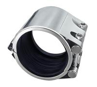 Flaroey Réparateur de Fuites de Tuyaux, Kit de Réparation D'Urgence de Tuyaux en Métal, Réparateur de Tuyaux en Acier Inoxydable (60 mm-65 mm/2,5 Pouces)