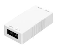 Flaroey Répéteur Gigabit POE 2 Ports 100/1000M 1 à 2 PoE Extender avec IEEE802.3af/at PlugandPlay 48V pour Caméra de Surveillance AP