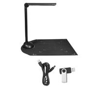 Flaroey Scanner de documents pour appareil photo et livre LED HD 16 pixels haute vitesse compatible avec logiciel OCR multilingue