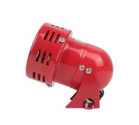 Flaroey Sirène Électrique Industrielle Mini Metal Motor Rouge MS-190 AC220V, 120 DB avec Protection Contre le Vol