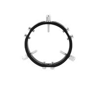 Flaroey Star Finder Guide d'astrophotographie 3 points Anneaux de verrouillage pour télescope Pointeur 100 mm Noir