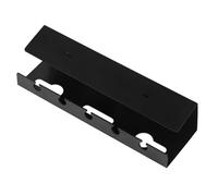 Flaroey Support de câble sous la table, gère les fils de la carte d'alimentation, fixation de prise de bureau d'ordinateur sans perforation, étagère de rangement noir