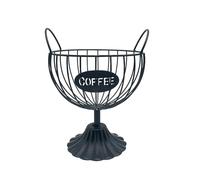 Flaroey Support de dosettes de café pour tasses, support de capsules de café, supports de tasses à café pour comptoir, organisateur de rangement de dosettes de café, noir