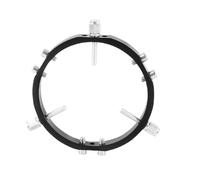 Flaroey Support de Star Finder 3 Points pour L'Astrophotographie avec Bagues de Verrouillage pour Le Pointeur de Monture de Télescope Finder 110mm Noir