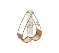 Flaroey Support de Vase à Fleurs Vase en Verre Transparent Bureau Plantes Hydroponiques Domestiques Décor à Décoration de Bureau B 1Set