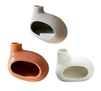 Flaroey Support en 3 Pièces, Support pour Brûler de la Sauge, Bol de Brûlage de Sauge Qu'Illustré, Brûleur de, Bol de Sauge, Support D'Encens en Céramique