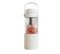 Flaroey Tasse caf en verre transparent multi-usage avec filtre th A