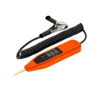 Flaroey Testeur de Sonde de Circuit de Fusible de Voiture 2,5-32 V Affichage Numérique Électrique Stylo de Test de Tension Affichage Numérique Universel Auto 1 Pièce Orange