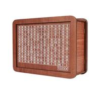 Flaroey Tirelire en Bois pour Enfants Adultes, Tirelire avec Compteur, Boîte D'Économie d'argent, Tirelire avec Cible de Comptage Facile à Utiliser 10 000