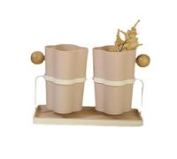 Flaroey Tube de Rangement de Multifonctionnel, Support de Rangement de Élégant, Simple et Pratique. Fixation Murale, Tube de Rangement de B.