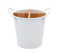 Flaroey Ustensiles de Cuisine, Support de Rangement pour Ustensiles de Cuisine, Support à Couverts, Boîte de Rangement, Support de Rangement pour Cuisine, Seau A