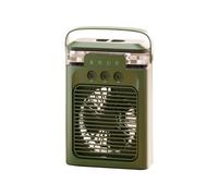 Flaroey Ventilateur de refroidissement portable pour climatiseur - Mini refroidisseur d'air par évaporation avec lumière LED 7 couleurs - 3 buses pour bureau, table de chevet - Facile à utiliser