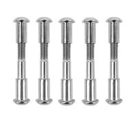 Flaroey Vis de Verrouillage de Boulon de Charnière de Crochet Pliant Blanc, Serrures de Plaque D'Immatriculation, Vis Antivol pour Scooter Électrique M365