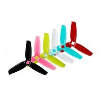Flash 3052 1.5mm 5mm 3 Pouces 3 pièces hélice Compatible avec RC FPV Course Freestyle Cure-Dents Cinewhoop Conduit Drones pièces de Bricolage(12Pairs Mixed Color)