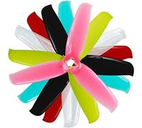 Flash 3052 3X5.2X3 Hélice M5 T Mount 1,5 mm FPV Freestyle 3 Pouces Cure-Dents Cinewhoop Drones canalisés Compatible Remplaçable 2 Paires Transparent Uniquement Transparent(2PAIRS Clear(Only Clear))