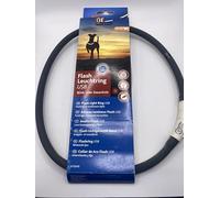 Flash Anneau Lumineux USB, en Silicone, XS-XL: 70 cm/10 mm, Noir